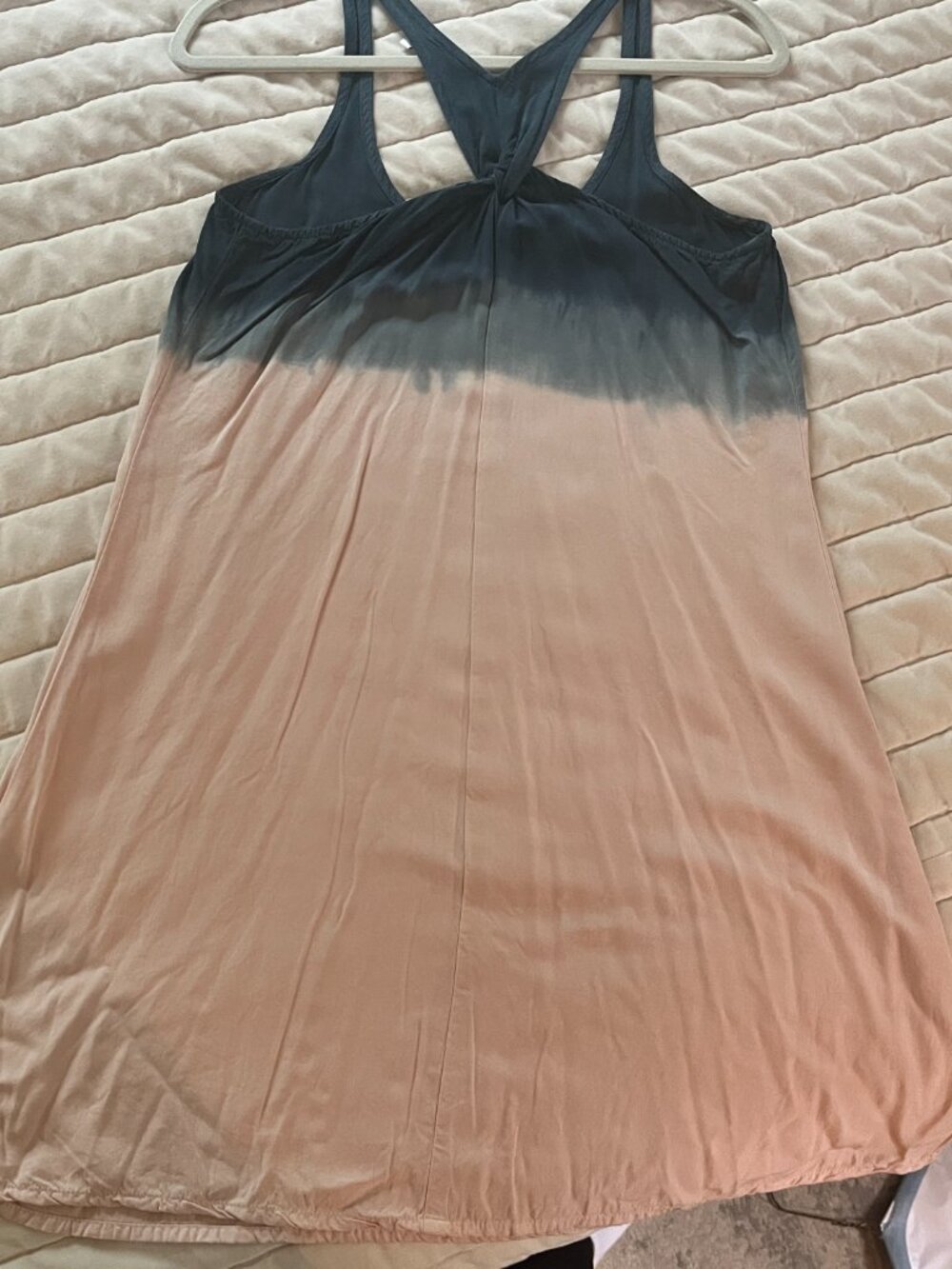 Splendid Mini Dress - Ombre Navy and Blush Pink, Size Medium - Picture 3 of 8